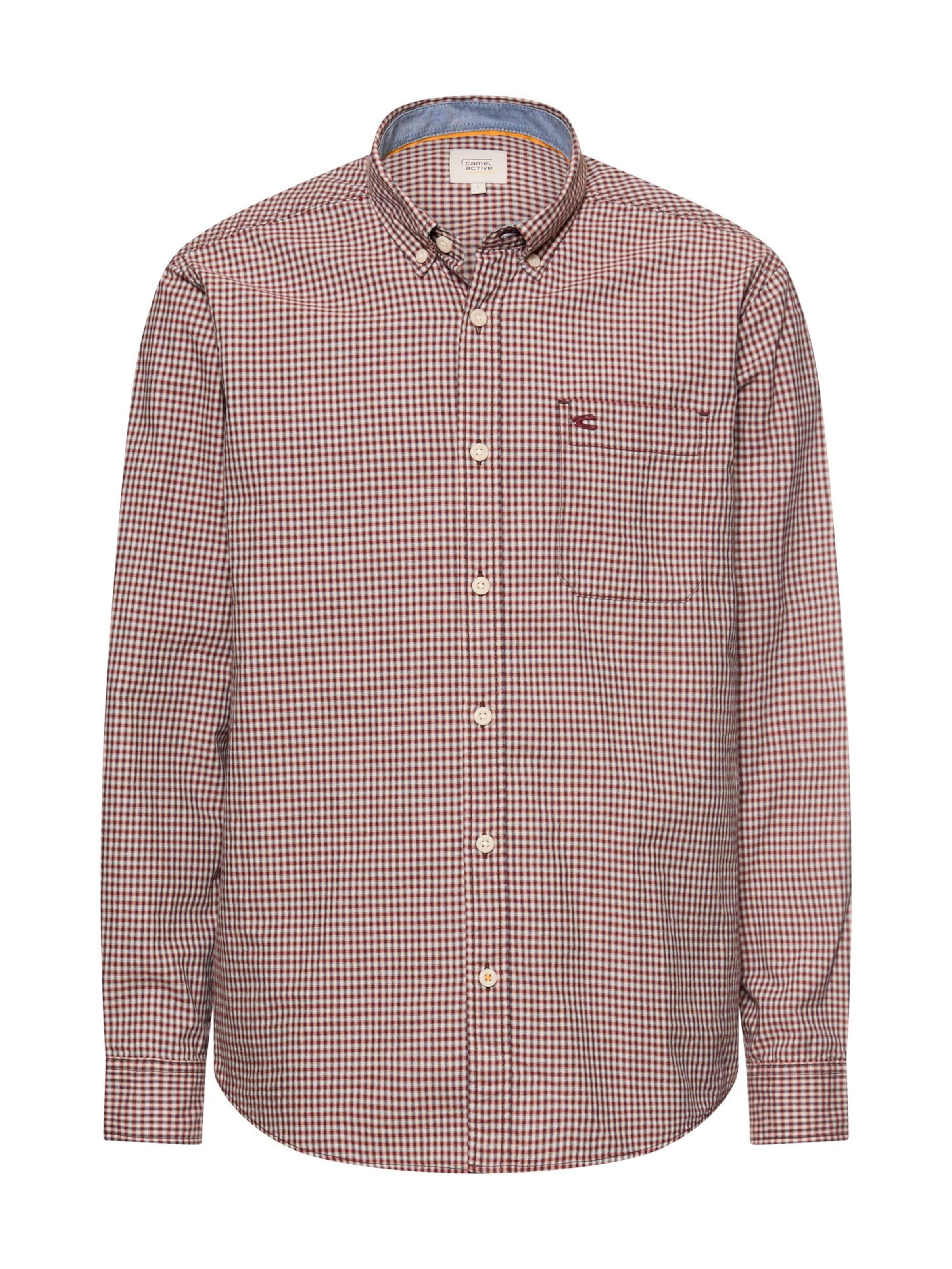 CAMEL ACTIVE Button Up Shirt in Red: front