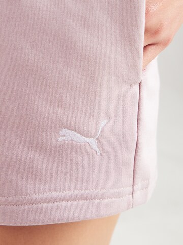 PUMA Regular Спортен панталон 'ESS' в розово