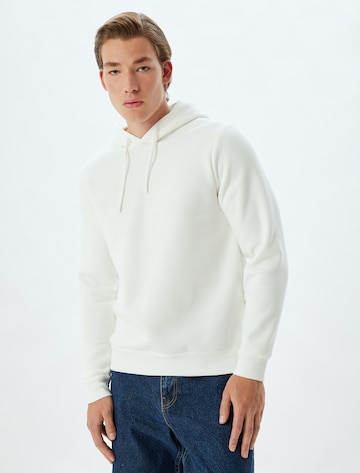 Koton Sweatshirt in Wit: voorkant
