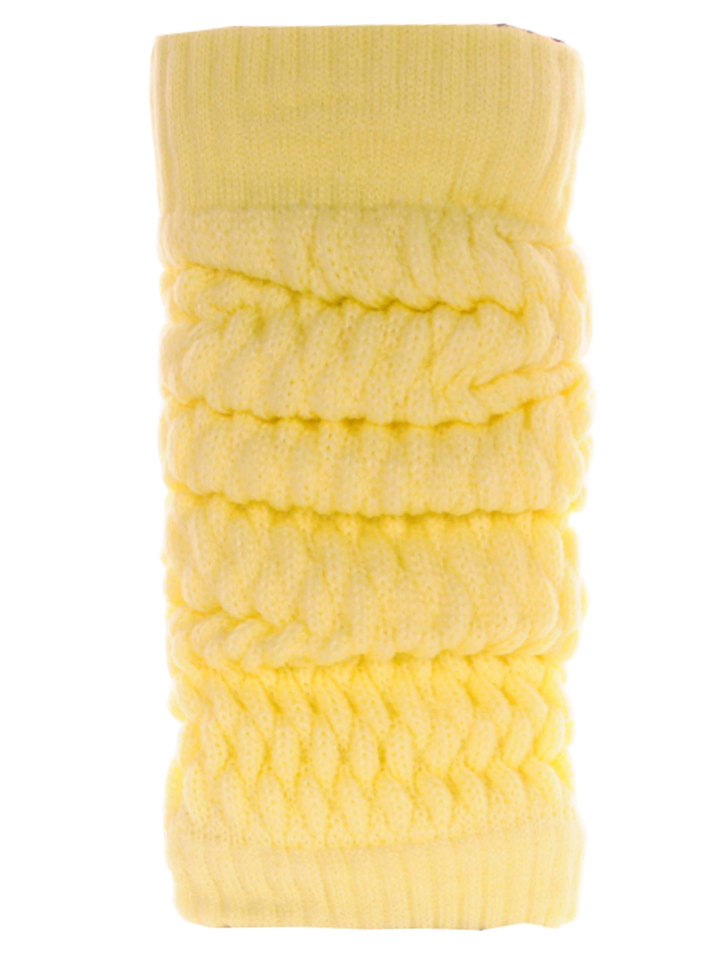 La Bortini Leg Warmers in Yellow: front