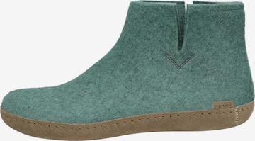 Glerups Hausschuh 'Classic' in Blau: Vorderseite