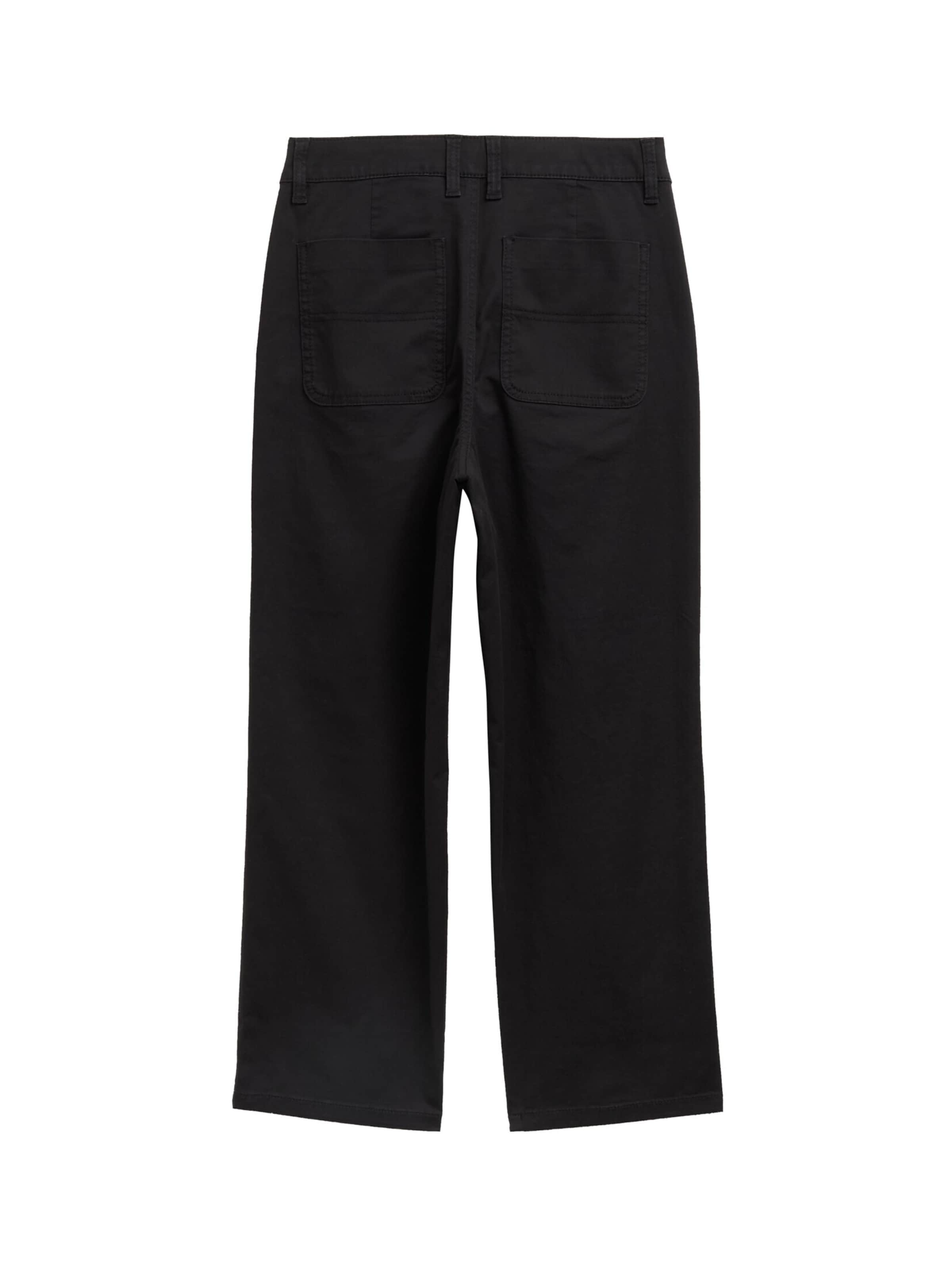 TOM TAILOR Regular Hose in Schwarz