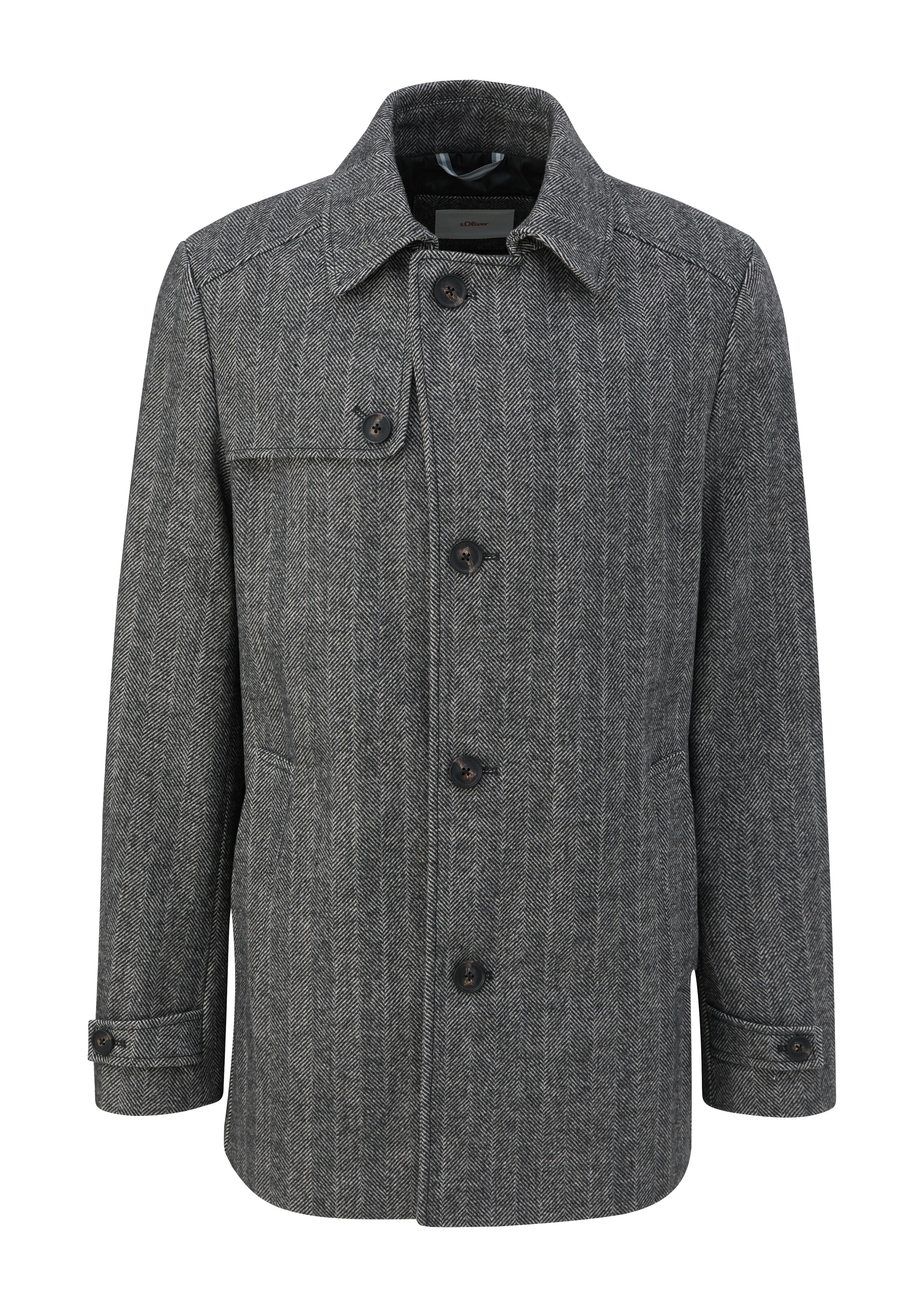 s.Oliver Tussenjas in Grijs: voorkant