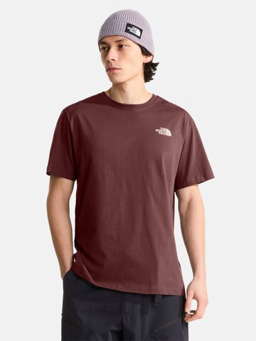THE NORTH FACE Μπλουζάκι 'Mountain Sketch' σε καφέ