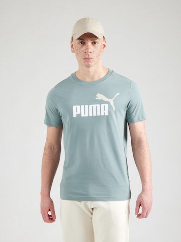 PUMA Shirt 'ESS No. 1' in Green: front