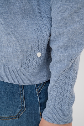 Pull-over 'Dela' Cream en bleu