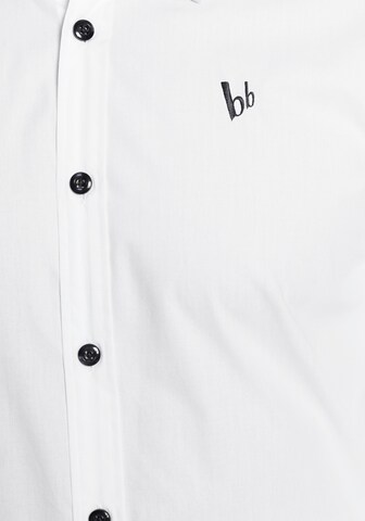 BRUNO BANANI Slim Fit Businesshemd in Weiß