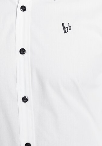 BRUNO BANANI Slim fit Business Shirt in White