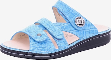 Finn Comfort Mules 'AGUEDA' in Blue: front