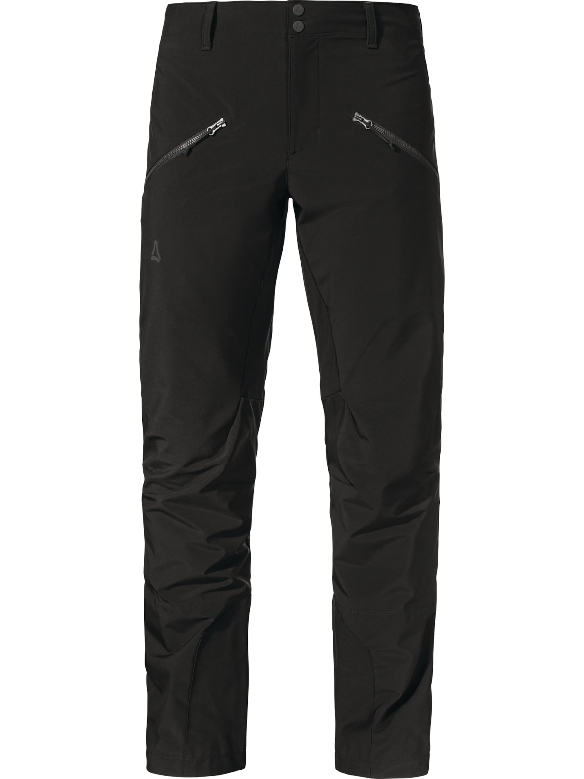 Regular Pantalon outdoor 'Milagle' Schöffel en noir : devant