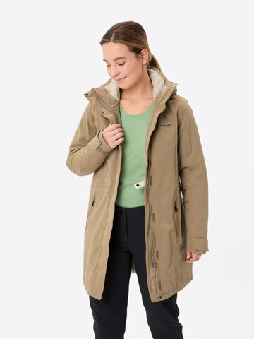 VAUDE Outdoor jacket 'Skomer' in Beige