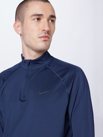 NIKE - Camisa funcionais 'Ready' em azul