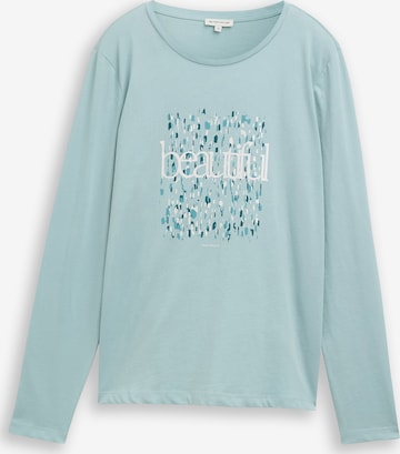 T-shirt TOM TAILOR en vert : devant