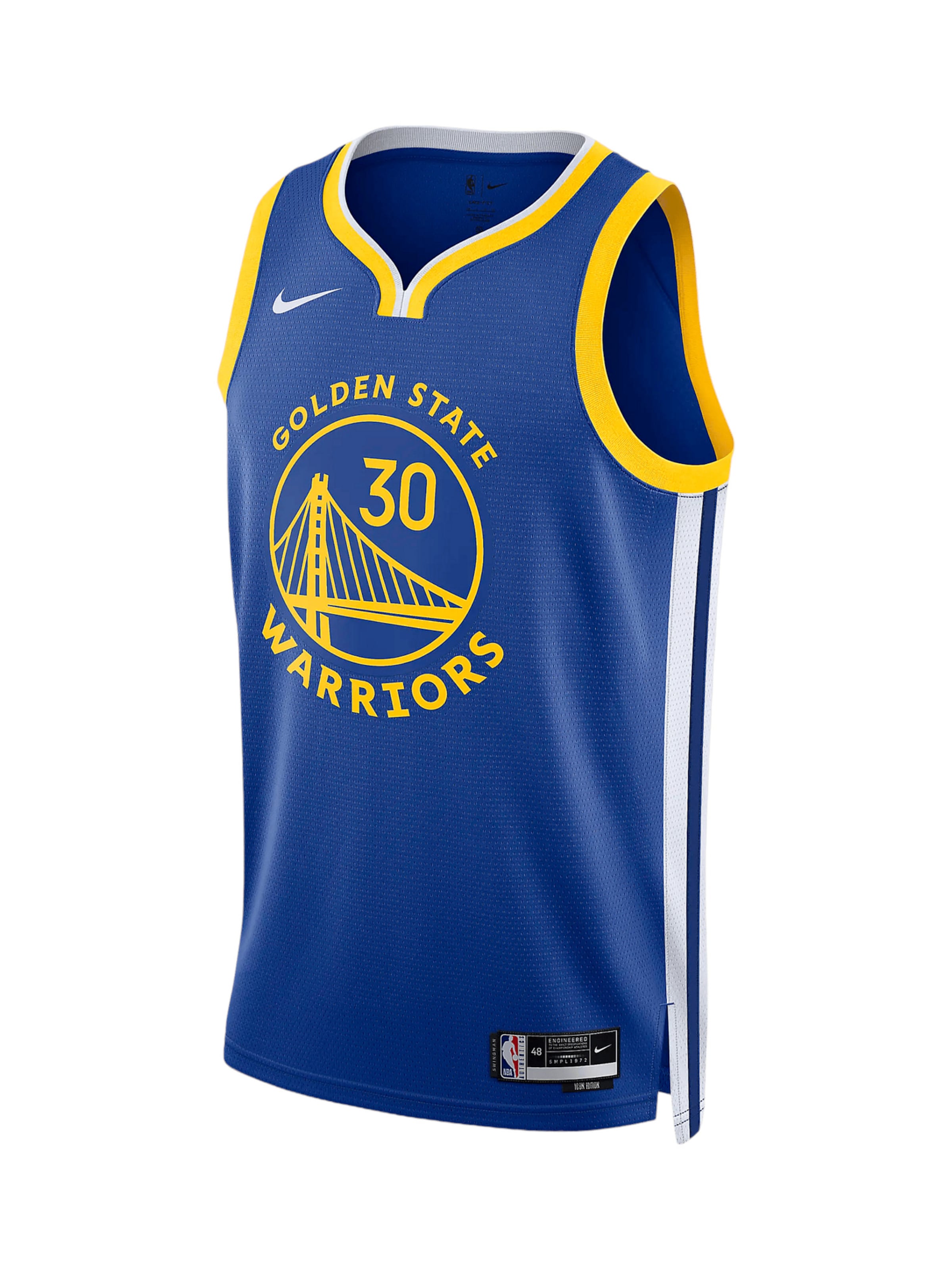 NIKE Trikot 'Golden State Warriors' in navy / gelb / weiß, Produktansicht