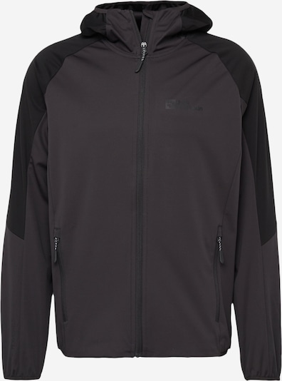 JACK WOLFSKIN Outdoor jacket 'Feldberg' in Anthracite / Black, Item view