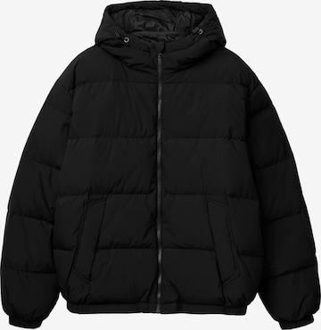 UNITED COLORS OF BENETTON Winter Jacket in Black ABOUT YOU