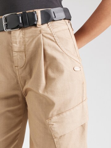 Gang Regular Pleat-Front Pants 'SILVIA' in Brown