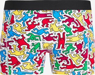 JACK & JONES Bokserki 'KEITH HARING' w kolorze różowy