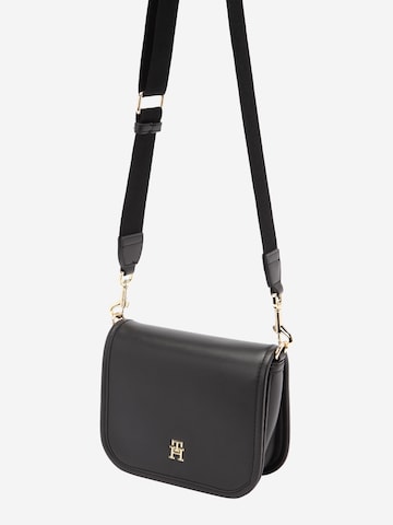 TOMMY HILFIGER - Bolso de hombro en negro