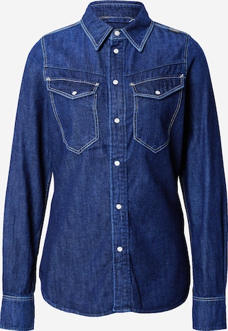 G-Star RAW Blouse in Blue: front
