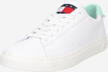 Baskets basses Tommy Jeans en bleu : devant