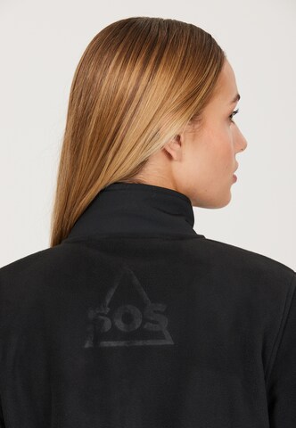 SOS Athletic Fleece Jacket 'Laax' in Black