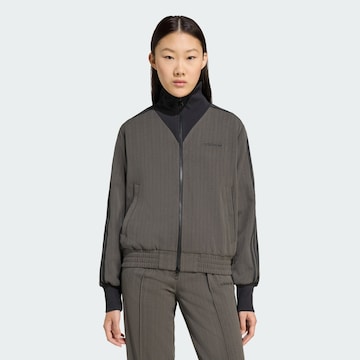 ADIDAS ORIGINALS Sweatvest in Groen: voorkant