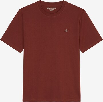 T-Shirt Marc O'Polo en rouge : devant