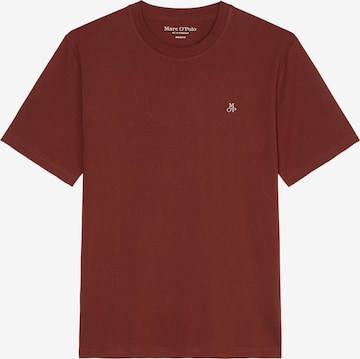 T-Shirt Marc O'Polo en rouge : devant