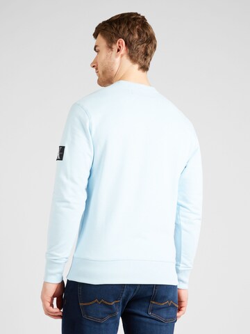 Bluză de molton de la Calvin Klein Jeans pe albastru