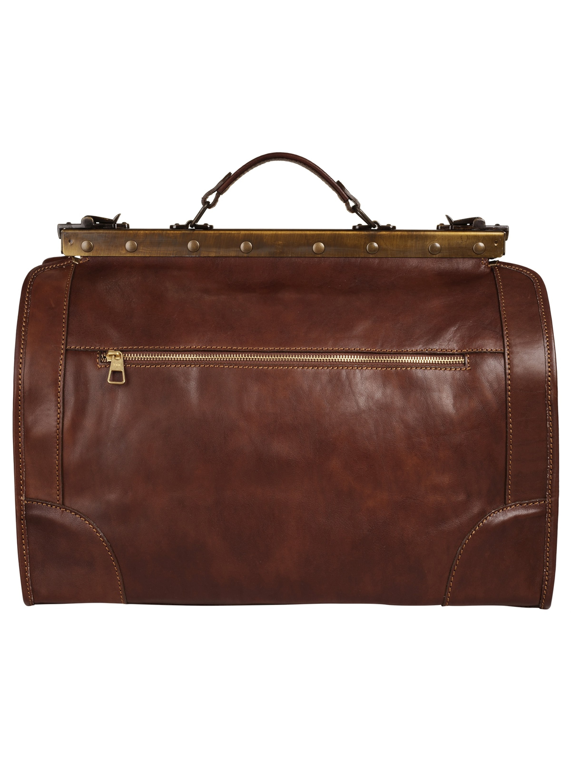 Sac de voyage 'LOMBARDIA' piké en marron