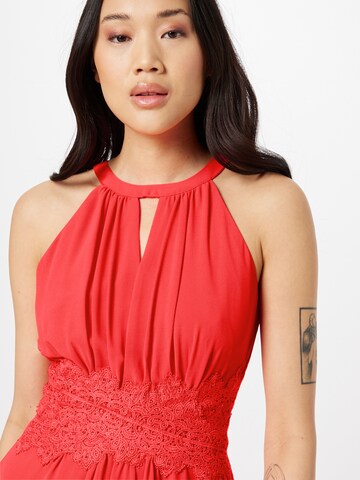 VILA Cocktail Dress 'MILINA' in Red