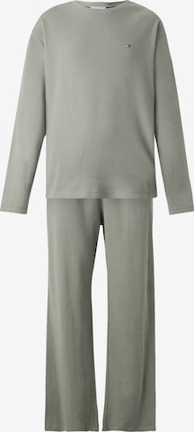 Tommy Hilfiger Underwear Pitkä pyjama värissä vihreä: etupuoli