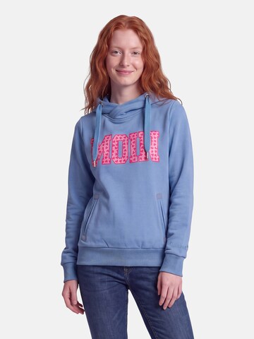 salzhaut Sweatshirt 'Sünn - Moin' in Blauw: voorkant