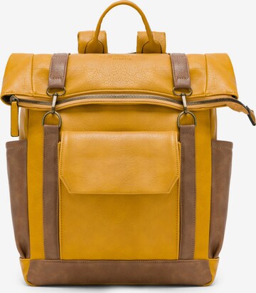 Herling Backpack 'Quinlan' in Yellow: front