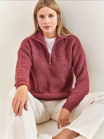Pull-over 'Pullover' Bianco Lucci en rose