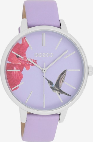 OOZOO Analog Watch in Purple: front