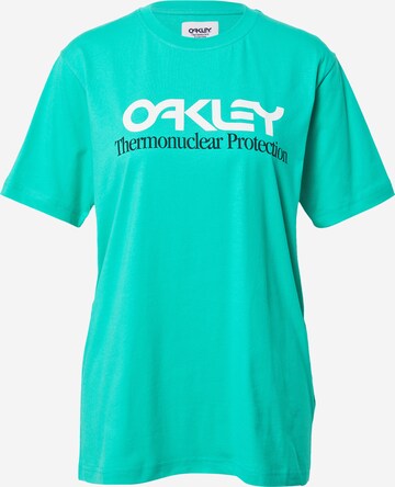 T-shirt fonctionnel 'FIERY' OAKLEY en bleu : devant
