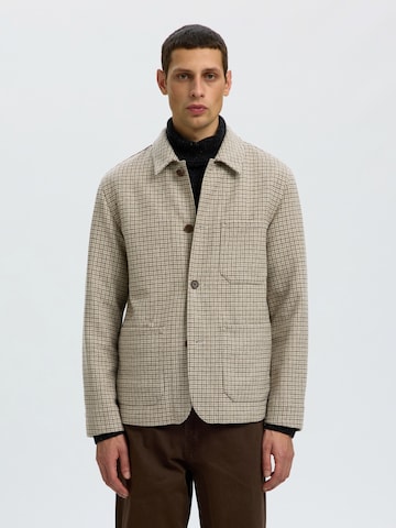 SELECTED Blazer 'SLHLANDON' in Grey: front