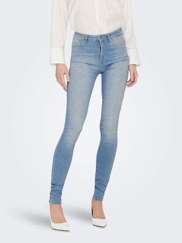 ONLY Skinny Jeans 'FOREVER' in Blauw: voorkant