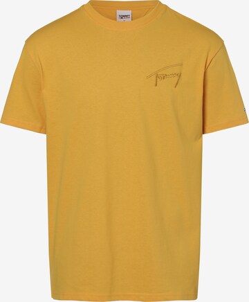 Tommy Jeans Shirt in Yellow: front