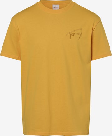 Tommy Jeans T-Shirt in Gelb: predná strana