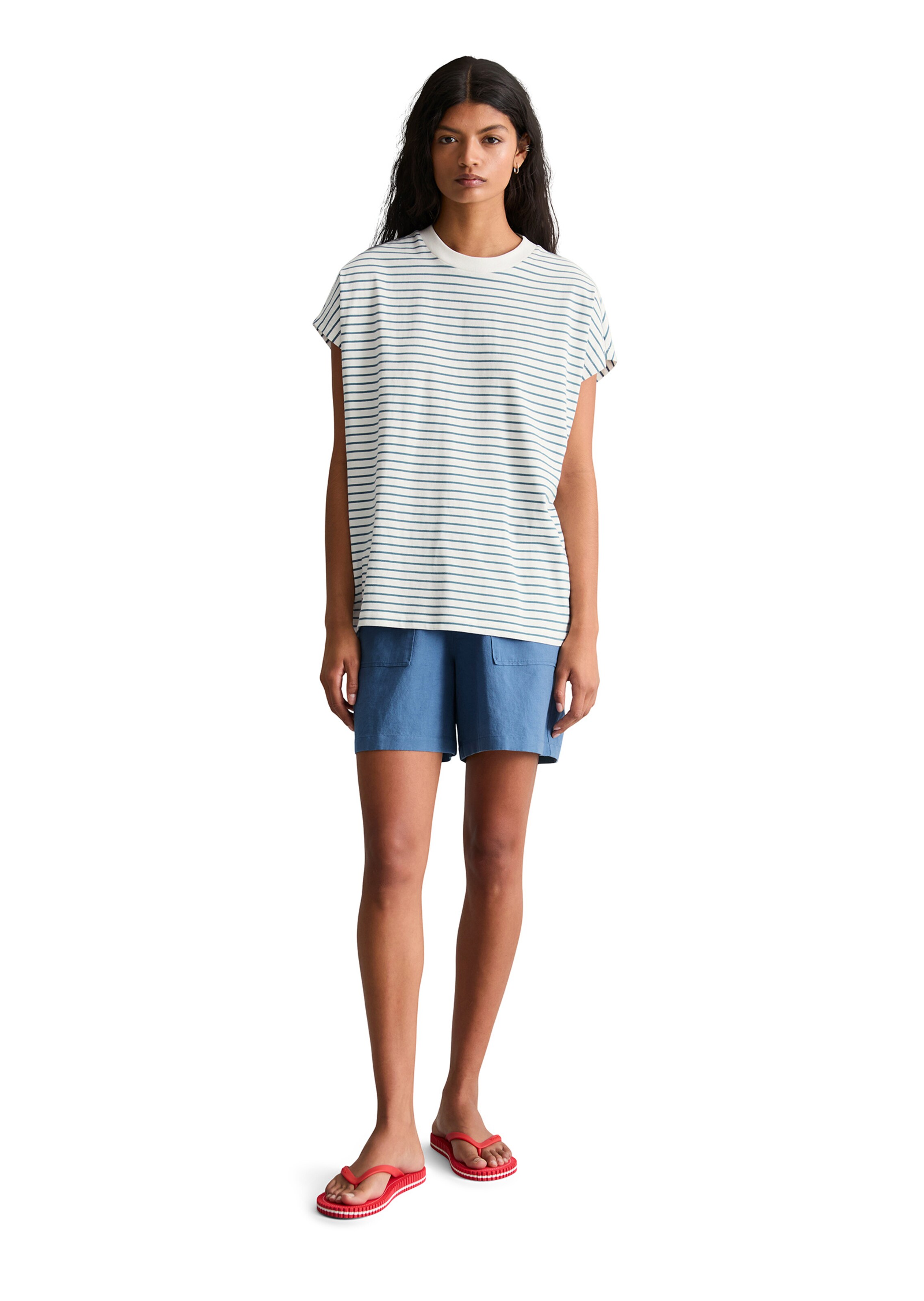 Marc O'Polo DENIM T-Shirt in Blau