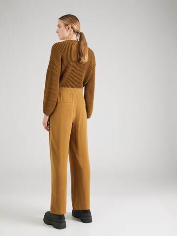 Wide Leg Pantalon à pince 'Fanya' modström en marron