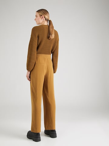 Wide Leg Pantalon à pince 'Fanya' modström en marron