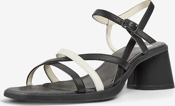 CAMPER Strap Sandals 'Kiara Twins' in Black: front