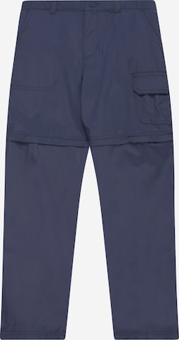 COLUMBIA Regularen Outdoor hlače 'RIDGE™ IV' | modra barva: sprednja stran