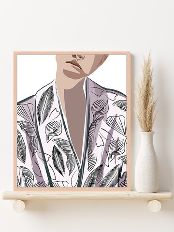 Liv Corday Bild 'Woman in Printed Jacket' in Braun