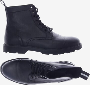 Pull&Bear Stiefel 43 in Schwarz: predná strana