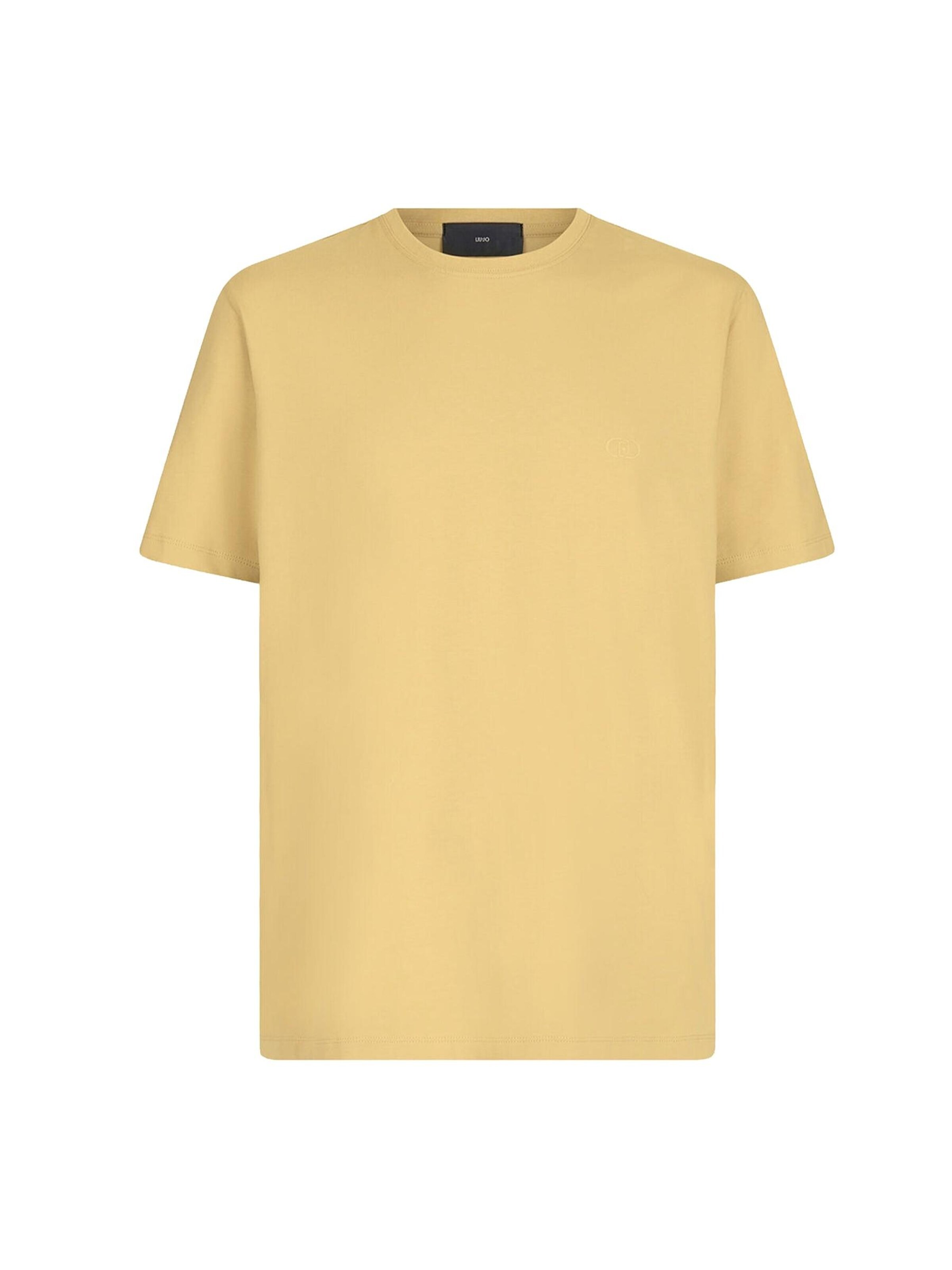 Liu Jo Shirt 'BASICCONTRA' in Yellow: front